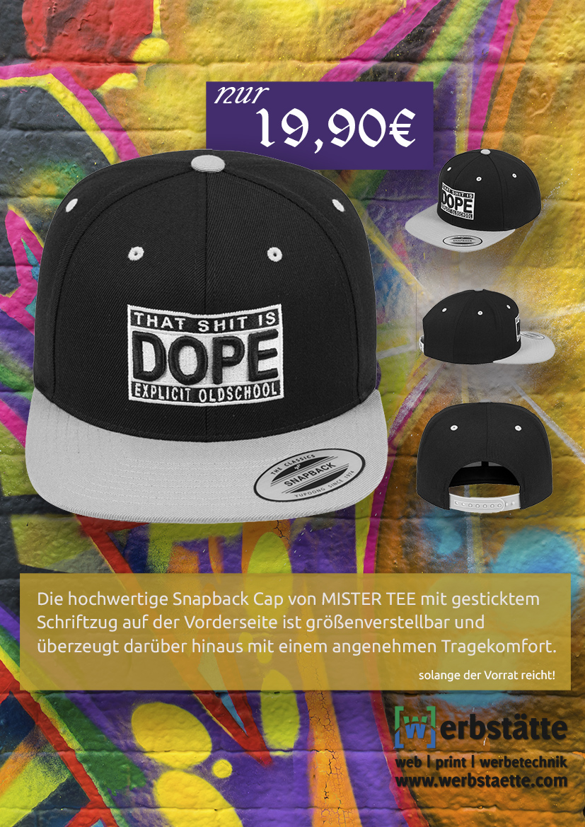 Snapback Cap That shit is dope